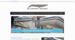 Desktop Screenshot of cardot-marine.fr
