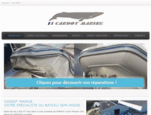 Tablet Screenshot of cardot-marine.fr